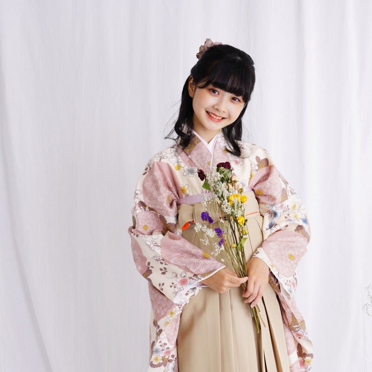 レンタル品】ひよこ商店 2尺袖 袴 15点セット 83-87cm レトロ