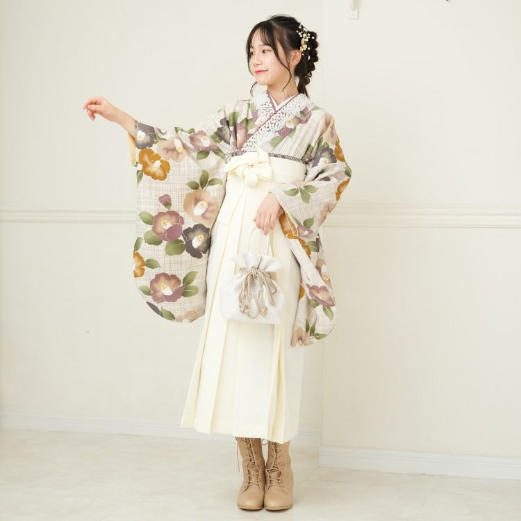 レンタル品】utatane 2尺袖 袴 15点セット 83-87cm 古典柄 レトロ  