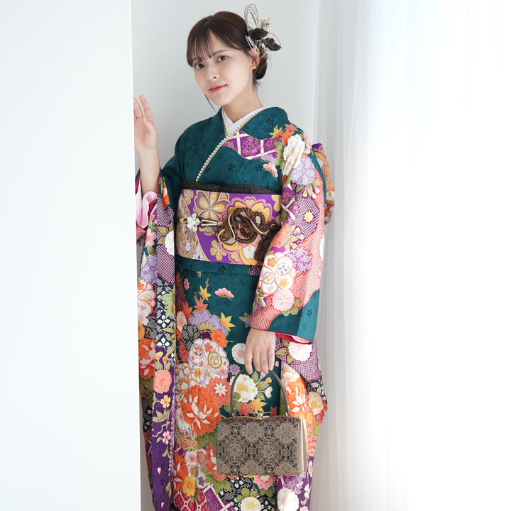 振袖☆成人☆5点セット☆振袖セット☆着物セット☆袋帯☆着物☆帯あげ☆帯締め 振袖☆成人☆5点セット☆振袖セット☆着物セット☆袋帯☆着物