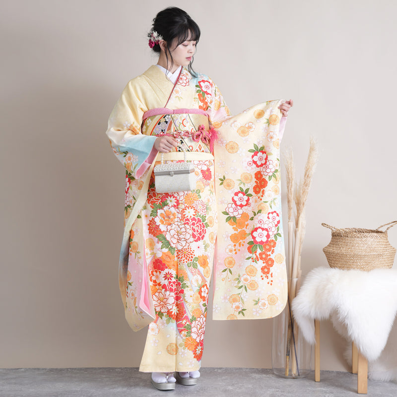 93265023a10袋帯 着物 正絹 仕立て上がり 豪華 帯 和装 和服 礼装 kimono