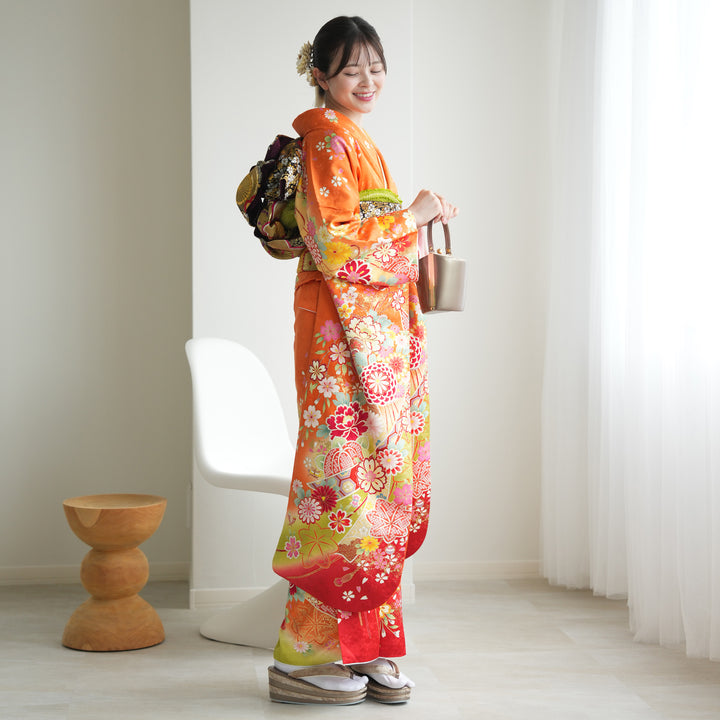 crc rinrin振袖 帯 セット売り 成人式 正絹 crc rinrin様専用振袖 帯