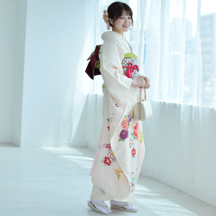 【hirotan 10】◇長襦袢すべて正絹　振袖用等大量20点以上まとめ売り◇ r1618-f-00.jpg