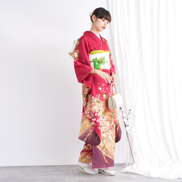 着物　帯セット　アンティーク着物 20％OFF】 アンティーク 着物 帯 セット 紬 名古屋帯 リサイクル