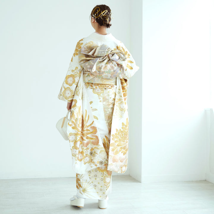レンタル】振袖 成人式 桂由美 YUMI KATSURA ブランド 金彩振袖 正絹