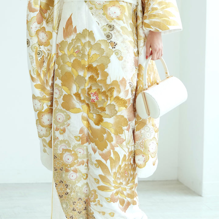 レンタル】振袖 成人式 桂由美 YUMI KATSURA ブランド 金彩振袖 正絹