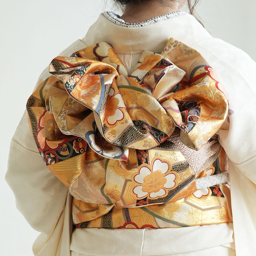 レンタル】振袖 着物セット 正絹着物+正絹袋帯 成人式 晴れ着 往復送料