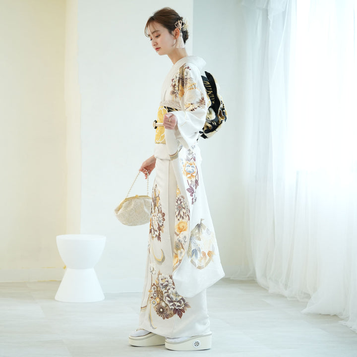 レンタル】振袖 着物セット 正絹着物+袋帯 成人式 晴れ着 往復送料無料