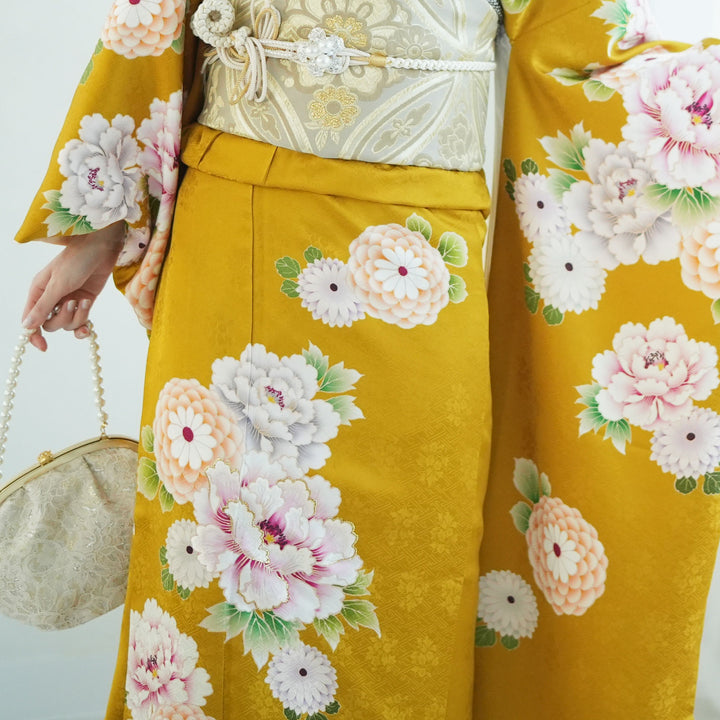 レンタル】振袖 着物セット 正絹着物+袋帯 成人式 晴れ着 往復送料無料