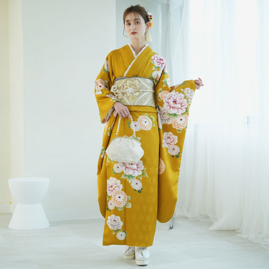 振袖レンタル 黄系 – utatane