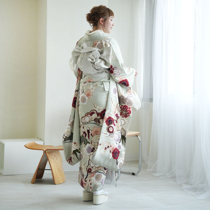 着物　セット　帯付き　晴れ着　松竹梅　50年以上前 着物 セット 帯付き 晴れ着 松竹梅 50年以上前