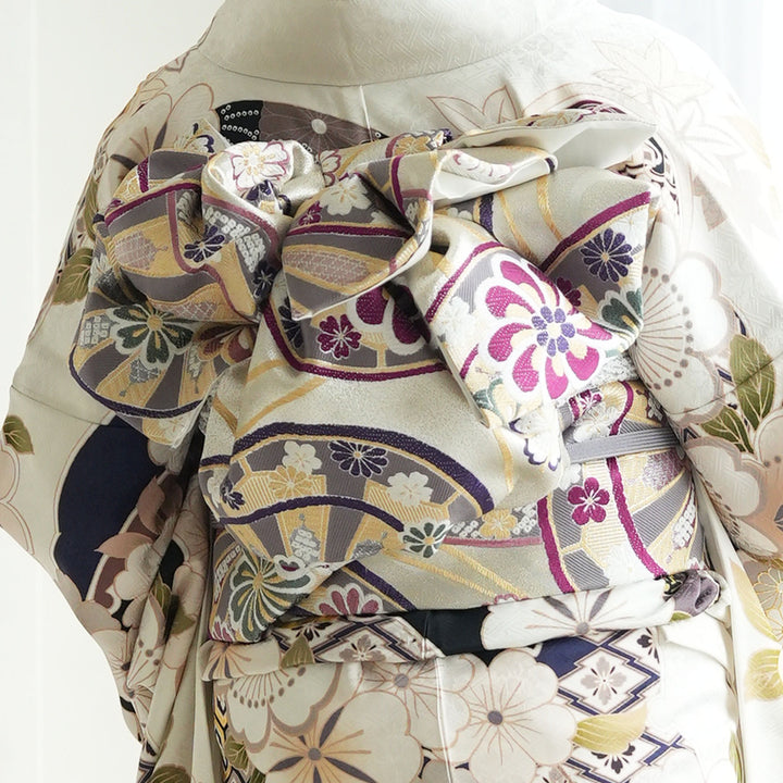 レンタル】振袖 着物セット 正絹着物+袋帯 成人式 晴れ着 往復送料無料