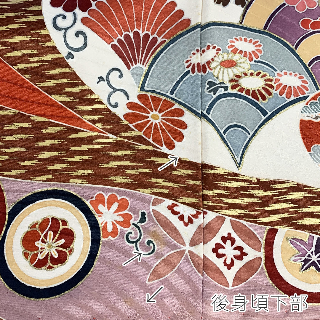 レンタル】 振袖 着物セット 正絹着物+正絹袋帯 21点セット 絵羽 レンタル】 振袖 着物セット 正絹着物+正絹袋帯 21点セット 絵羽