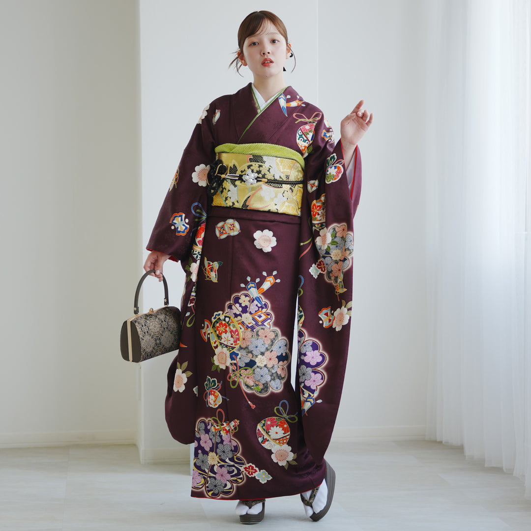 振袖　正絹　単品 kimono-japan_fri023