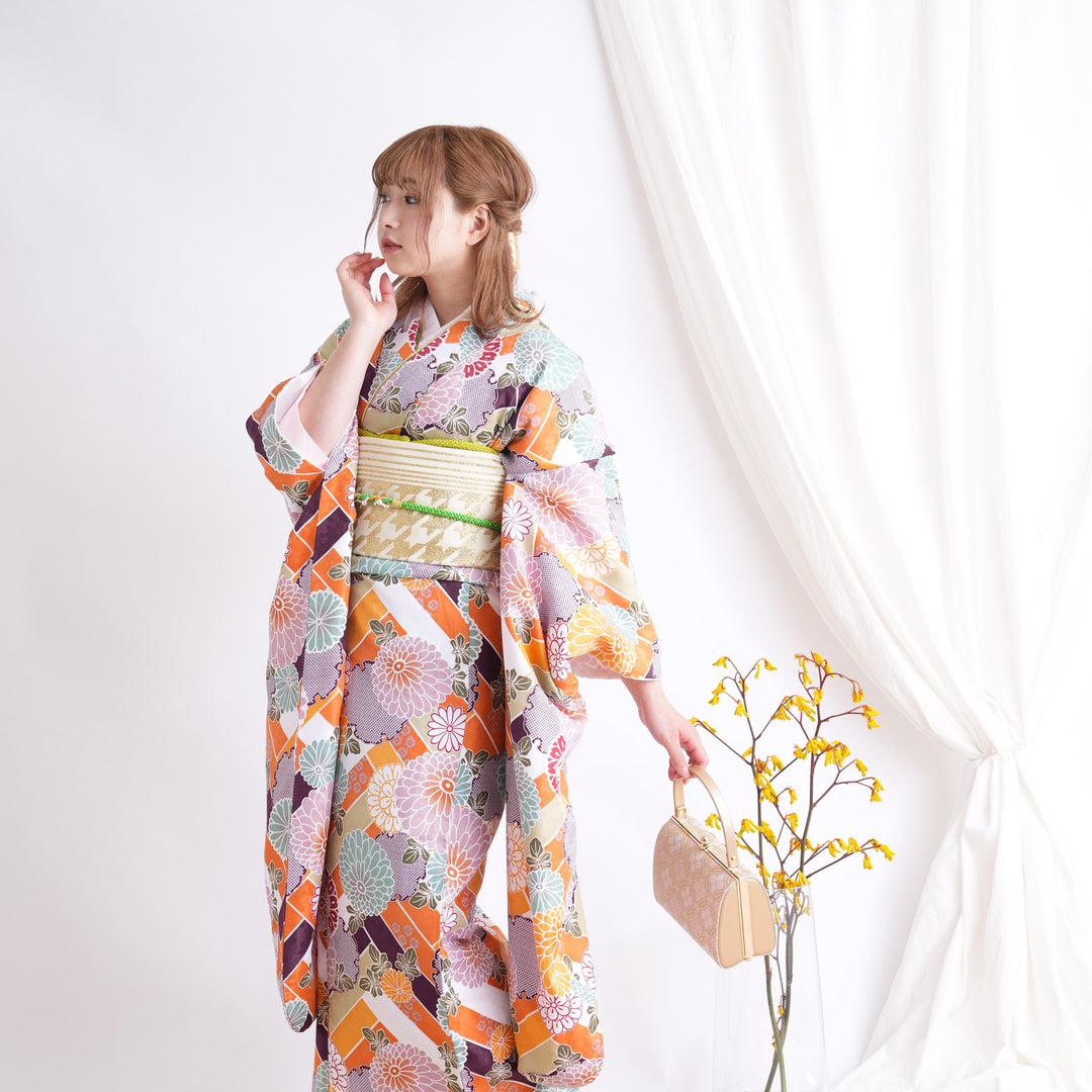 ★ やゆよ です★ ™️ 振袖4点セット‼️ お振袖セット　NO54 レンタル】振袖 ひよこ商店 着物セット 成人式 晴れ着 記念撮影