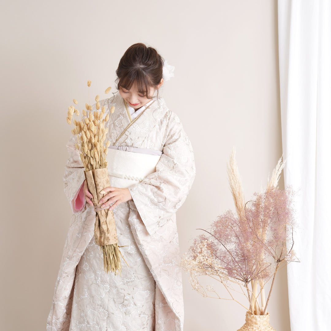 京都 西陣織 希少 着物帯 留袖 訪問着 振袖japan kimono tie