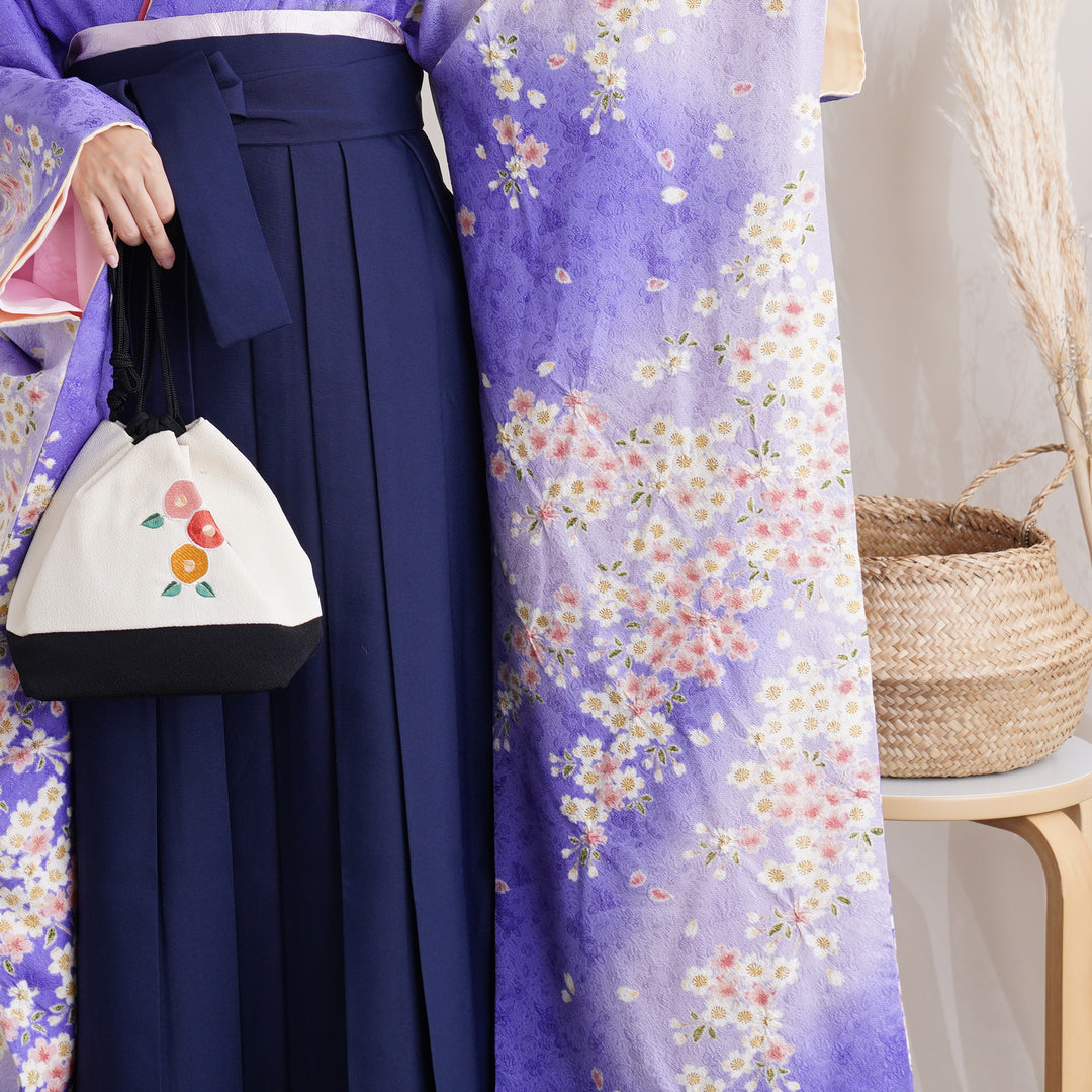 レンタル】 袴 18点セット 振袖 袴91cm（身長153-158cm） ブーツ