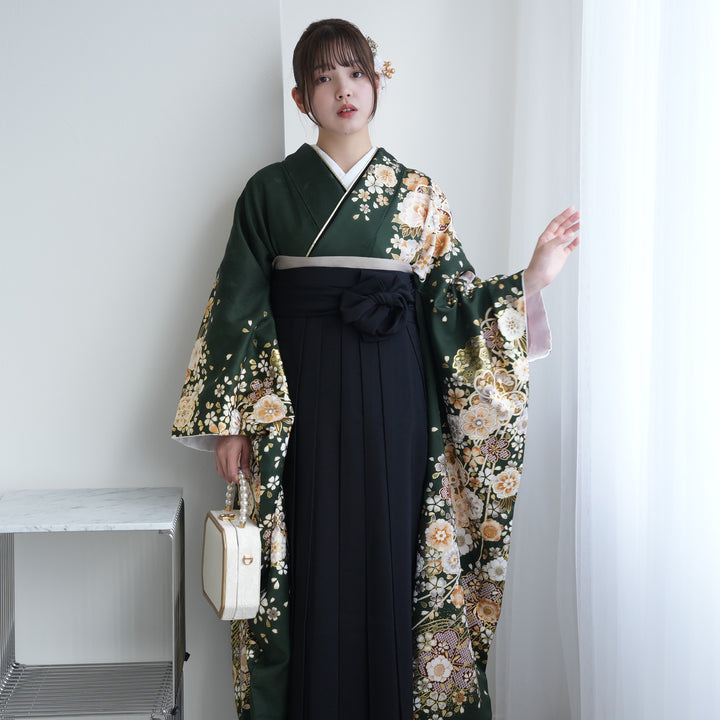 【あ2408F25正絹 華やか！雅！振袖フルセット 6点セット】 2408F25正絹 華やか！雅！振袖フルセット 6点セット】