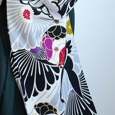 【レンタル】 袴 17点セット JAPANSTYLE×中村里砂 袴91-99cm（身長153-170cm） 二尺袖着物 フルセット レディース 大学生 卒業式 重ね衿縫い付済 （1020600901）