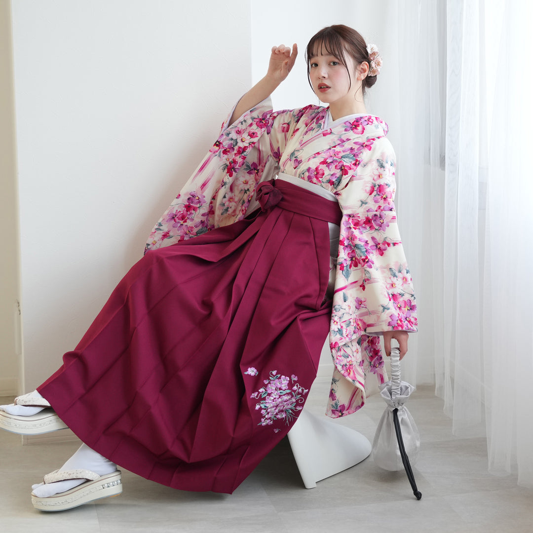 レンタル】 袴 17点セット JILL STUART / ジル・スチュアート 袴91