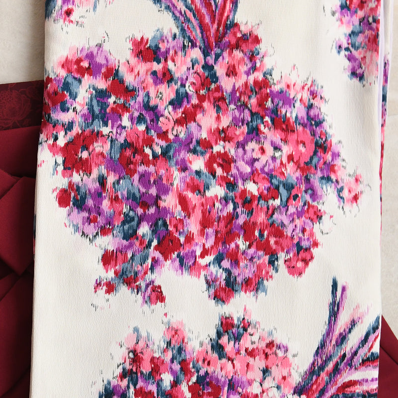 【レンタル】 袴 17点セット JILL STUART / ジル・スチュアート 袴91-99cm（身長153-170cm） 二尺袖着物 フルセット レディース 大学生 卒業式 日本製 （1020601501）