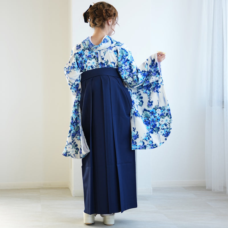 【レンタル】 袴 17点セット JILL STUART / ジル・スチュアート 袴91-99cm（身長153-170cm） 二尺袖着物 フルセット レディース 大学生 卒業式 日本製 （1020601601）