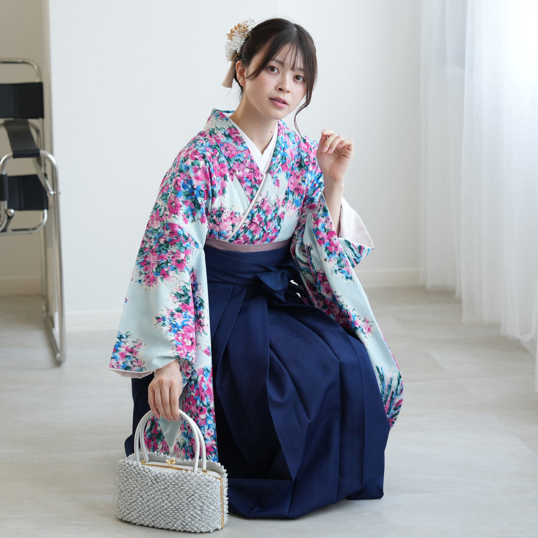 MARIA すのチル 服 着物 和服 袴 SOUBIEN レンタル 卒業式 袴 女性 袴セット キスミス 水色