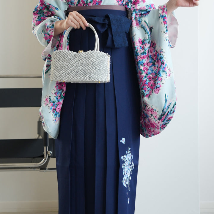 2尺袖 ブランド ポリエステル着物 JILL STUART袴用 躾糸付き 2尺袖 ブランド ポリエステル着物 JILL STUART袴用 躾糸付き 2尺袖