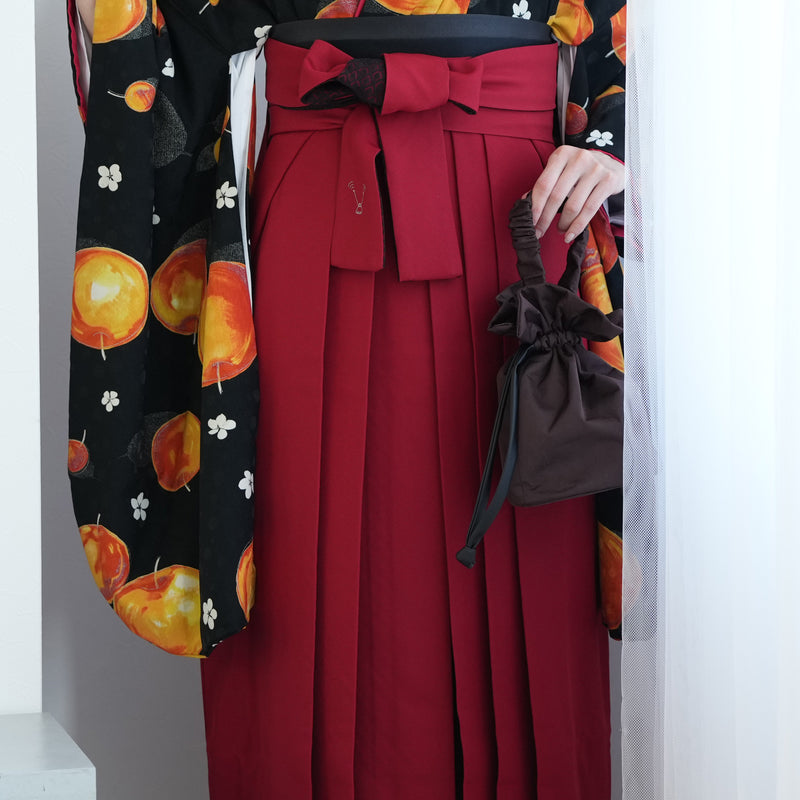 【レンタル】 袴 17点セット モダンアンテナ 袴91-99cm（身長153-170cm） 二尺袖着物 フルセット レディース 大学生 卒業式 日本製 （1020602101）