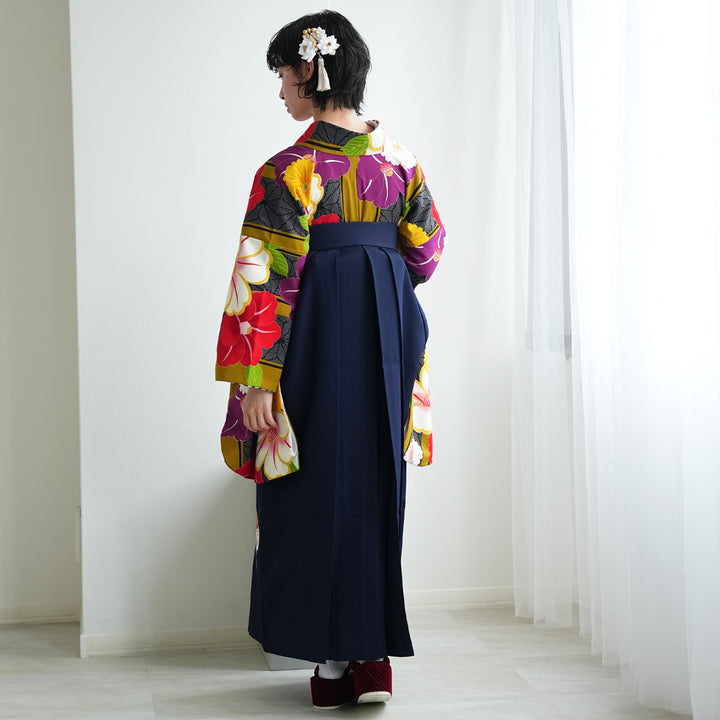 レンタル】 袴 17点セット JAPANSTYLE×中村里沙 袴91-99cm（身長153