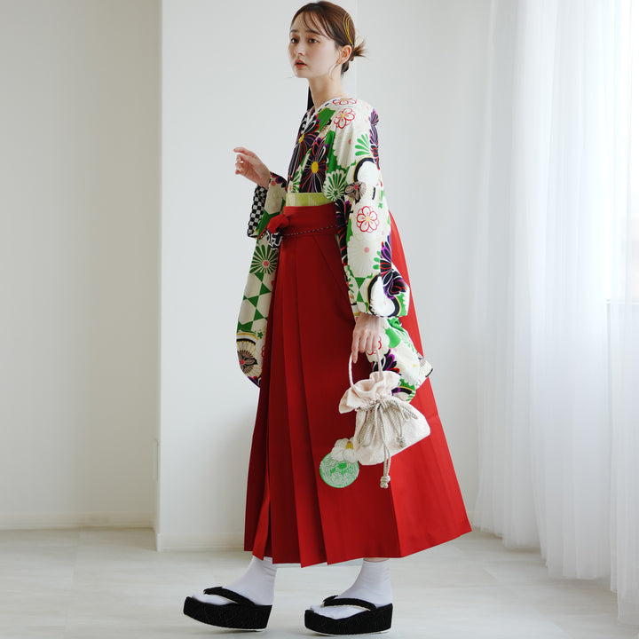 レンタル】 袴 17点セット JAPANSTYLE×中村里砂 袴91-99cm（身長153