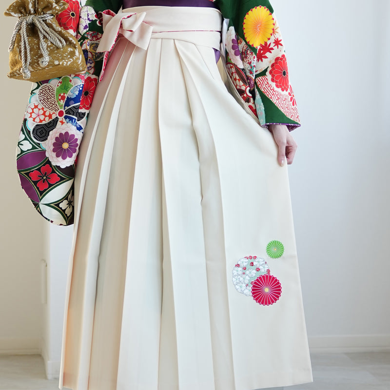 【レンタル】 袴 17点セット はいばら 袴91-99cm（身長153-170cm） 二尺袖着物 フルセット レディース 大学生 卒業式 日本製 （1020653901）