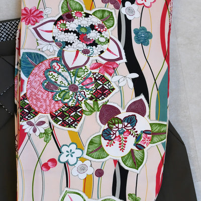 【レンタル】九重 2尺袖 袴 17点セット 91-99cm 日本製 レトロモダン系 橘 ベージュ系（1020654501）