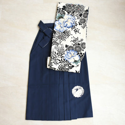 【レンタル】 袴 17点セット NATURAL BEAUTY 袴91-99cm（身長153-170cm） 二尺袖着物 フルセット レディース 大学生 卒業式 日本製 （1020675701）