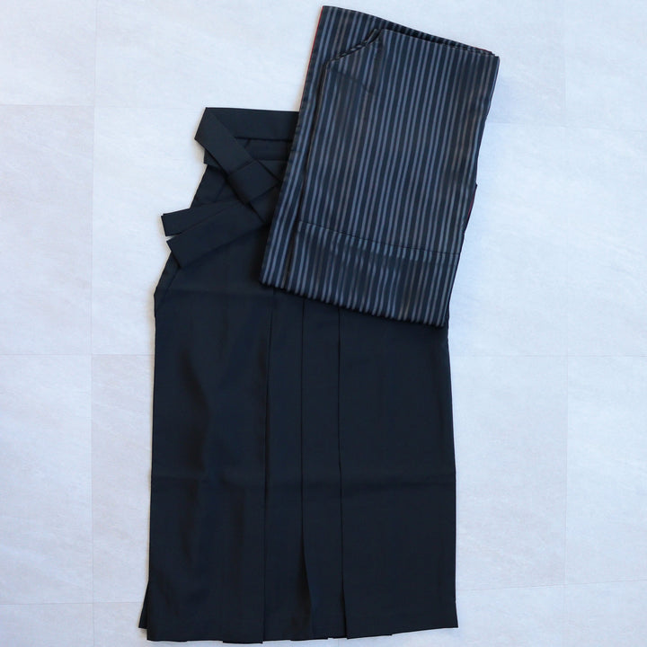 レンタル品】2尺袖 袴 17点セット 91cm 国産生地 レトロモダン系