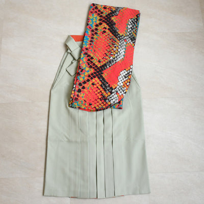 【レンタル】 袴 17点セット モダンアンテナ 袴91-99cm（身長153-170cm） 二尺袖着物 フルセット レディース 大学生 卒業式 日本製 （1020696801）