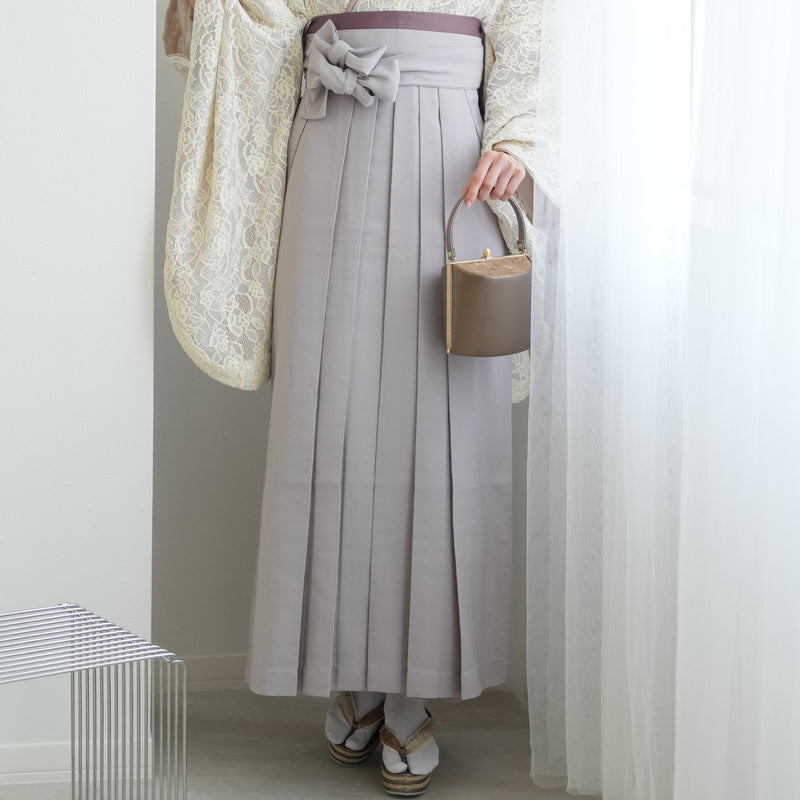 【レンタル】utatane 2尺袖 袴 17点セット 91-99cm 日本製レース レトロモダン系 レース オフ白系（1020701202）