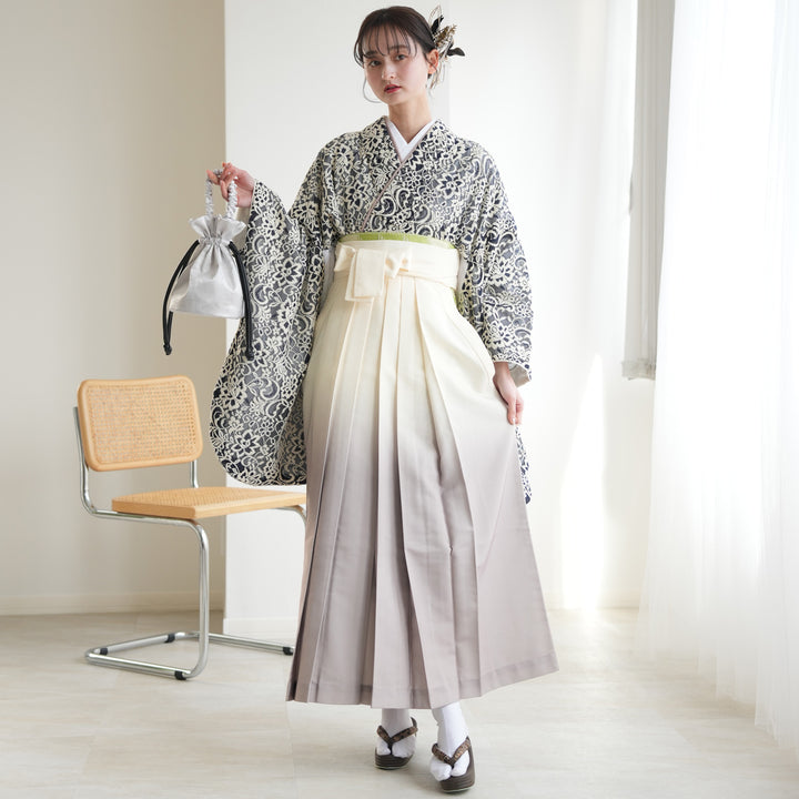 レンタル品】utatane 2尺袖 袴 17点セット 91-99cm 日本製レース