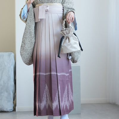 【レンタル】 袴 17点セット ニコアンティーク 袴91-99cm（身長153-170cm） 二尺袖着物 フルセット レディース 大学生 卒業式（1020704001）