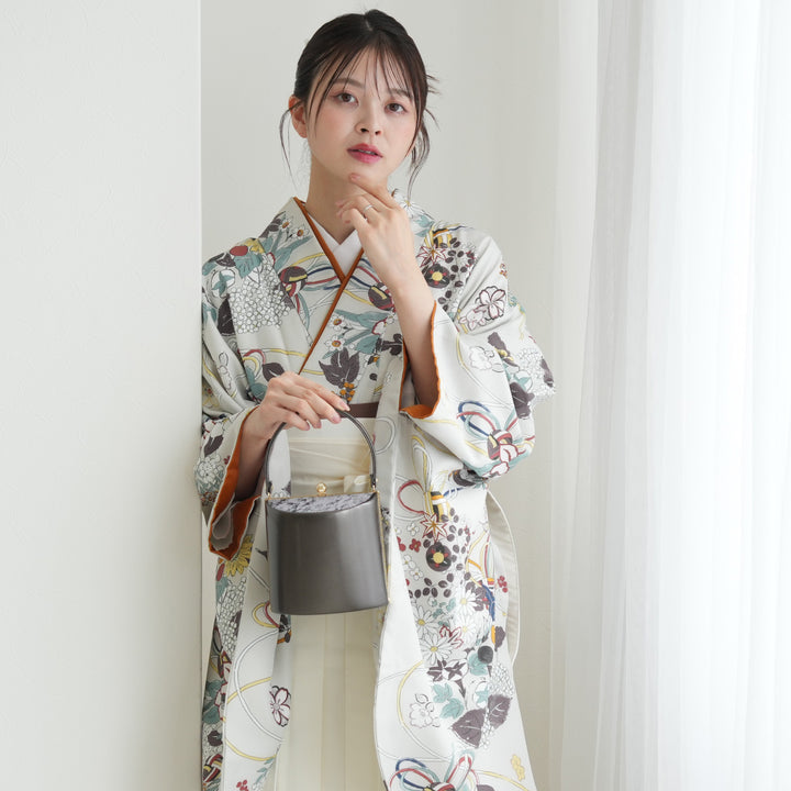 ひよこ商店 2尺袖着物 袴 2点セット 袴91cm（身長153 - 158cm） 袴セット 卒業式 大学生 着物 女性 梅 赤系 女性 ladies 黄色 水色 黄緑 チェリー 花 うめ 矢絣 矢羽根 中古着物 古着 個性派 個性的 大学生 大人 卒業式 謝恩会 USED リサイクル ひよこ商店 2尺袖着物 袴 2点セット 袴91cm（身長153 - 158cm） 袴