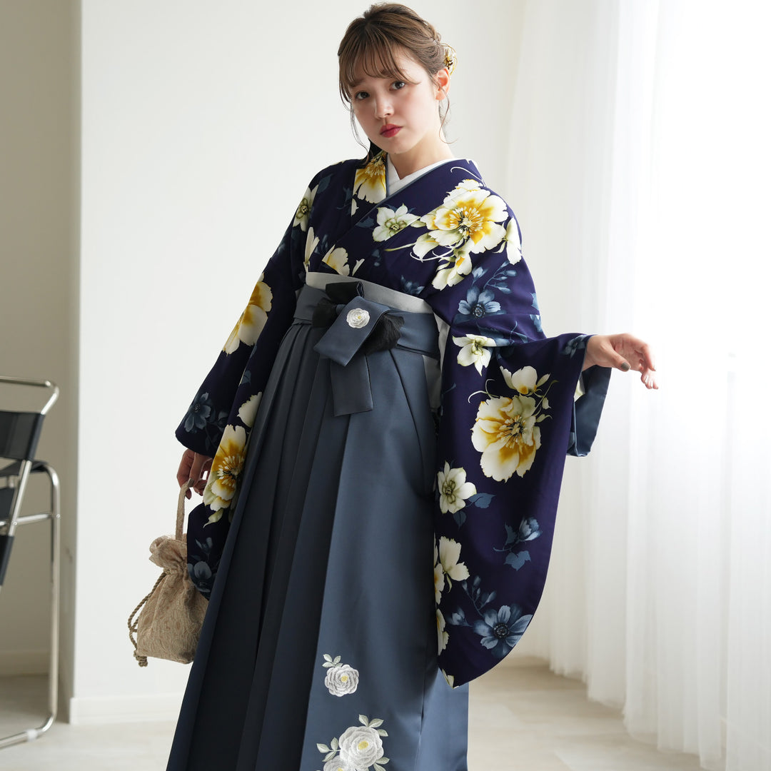 未使用正絹友禅黒留袖④( 訪問着、紬、袋帯なども出品)