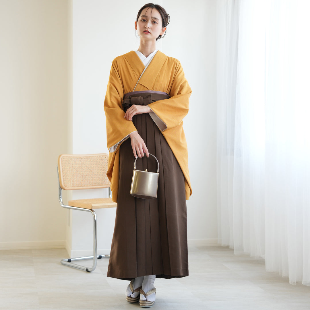 好評 値下《地模様入紺、渋いダルマ渋派手ワンピース》絹（ZIAS）、作家 着せ替え服・アウトフィット