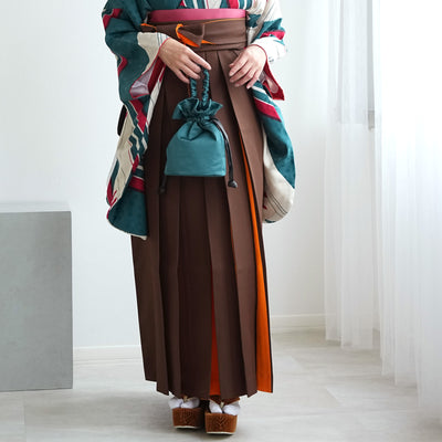 【レンタル】 袴 17点セット モダンアンテナ 二尺袖着物 飛翔 飛行機 袴99cm（身長163-170cm）重ね衿縫い付済  卒業式 大学生 専門学生（1022606101）