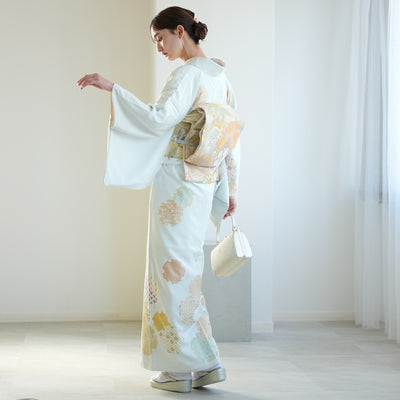 【レンタル】訪問着 着物セット きもの 正絹 フォーマル 結婚式 卒業式 お茶会 食事会 七五三 お宮参り 往復送料無料（1040600400）※2025年11月予約空き無し