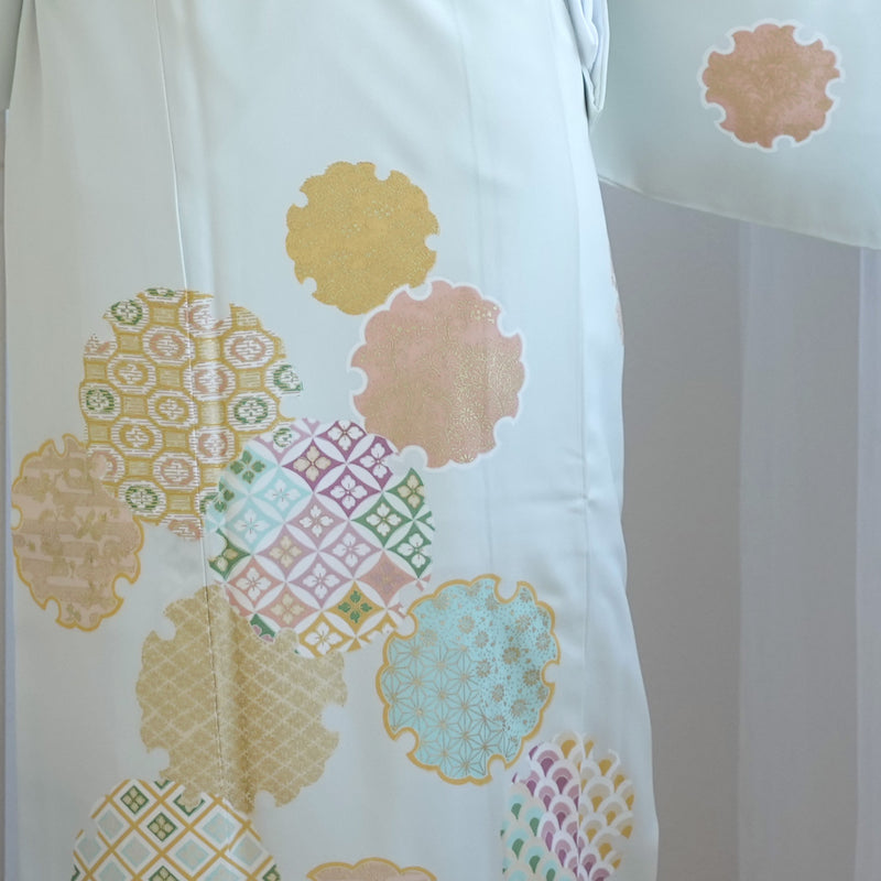 【レンタル】訪問着 着物セット きもの 正絹 フォーマル 結婚式 卒業式 お茶会 食事会 七五三 お宮参り 往復送料無料（1040600400）※2025年11月予約空き無し