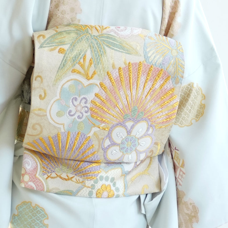 【レンタル】訪問着 着物セット きもの 正絹 フォーマル 結婚式 卒業式 お茶会 食事会 七五三 お宮参り 往復送料無料（1040600400）※2025年11月予約空き無し