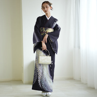 【レンタル】訪問着 着物セット きもの フォーマル 結婚式 卒業式 お茶会 食事会 七五三 お宮参り 往復送料無料（1040600600）