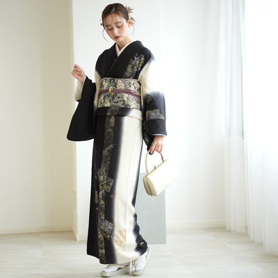 【レンタル】訪問着 着物セット きもの フォーマル 結婚式 卒業式 お茶会 食事会 七五三 お宮参り 往復送料無料（1040601300）