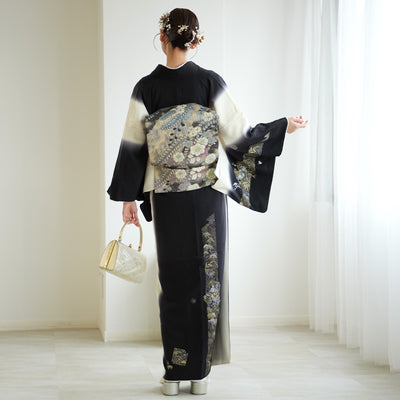 【レンタル】訪問着 着物セット きもの フォーマル 結婚式 卒業式 お茶会 食事会 七五三 お宮参り 往復送料無料（1040601300）