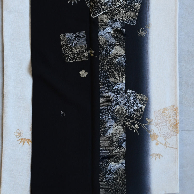 【レンタル】訪問着 着物セット きもの フォーマル 結婚式 卒業式 お茶会 食事会 七五三 お宮参り 往復送料無料（1040601300）