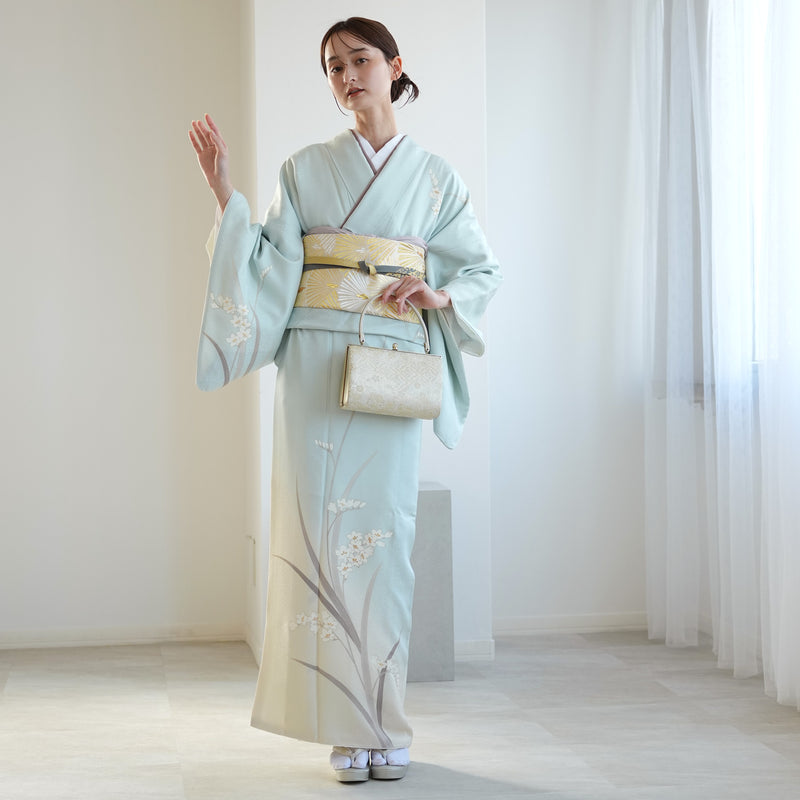 【レンタル】訪問着 着物セット きもの フォーマル 結婚式 卒業式 お茶会 食事会 七五三 お宮参り 往復送料無料（1040601400）